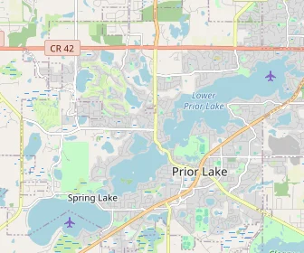 Area schools map